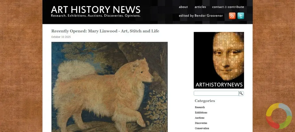 Art History News blogunda sanat tarihi haberlerini okuyan kullanıcı