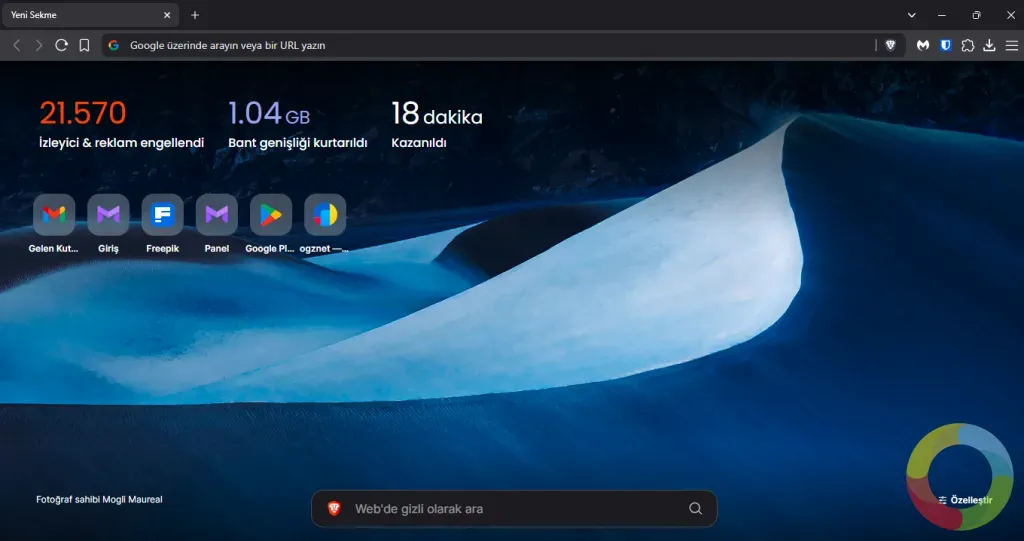 Brave Tarayıcı - gizlilik ve güvenlik odaklı web tarayıcısı