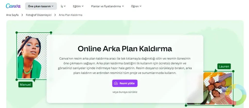 Canva - Online Arka Plan Kaldırma