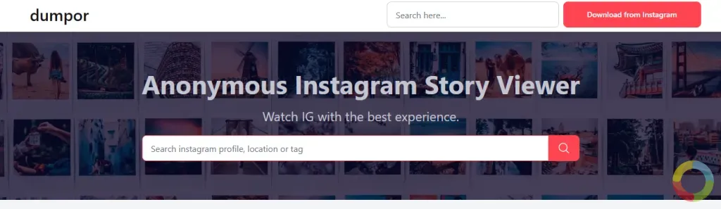 Instagram hikayesini anonim olarak izleme arayüzü