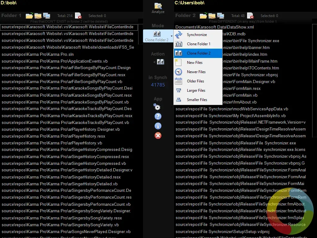 File Synchronizer ile medya dosyası ve klasör senkronizasyonu