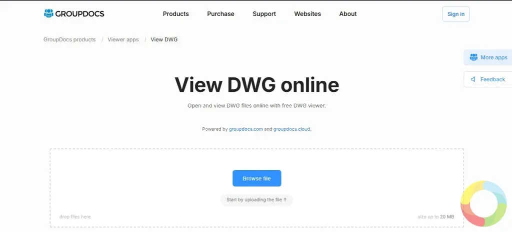 GroupDocs ile tarayıcıda hızlı ve basit DWG dosyası görüntüleme ve PDF indirme