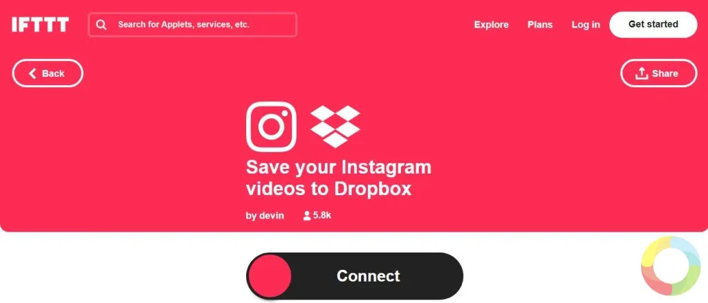 IFTTT ile Instagram videolarını otomatik indirme ve Dropbox'a kaydetme
