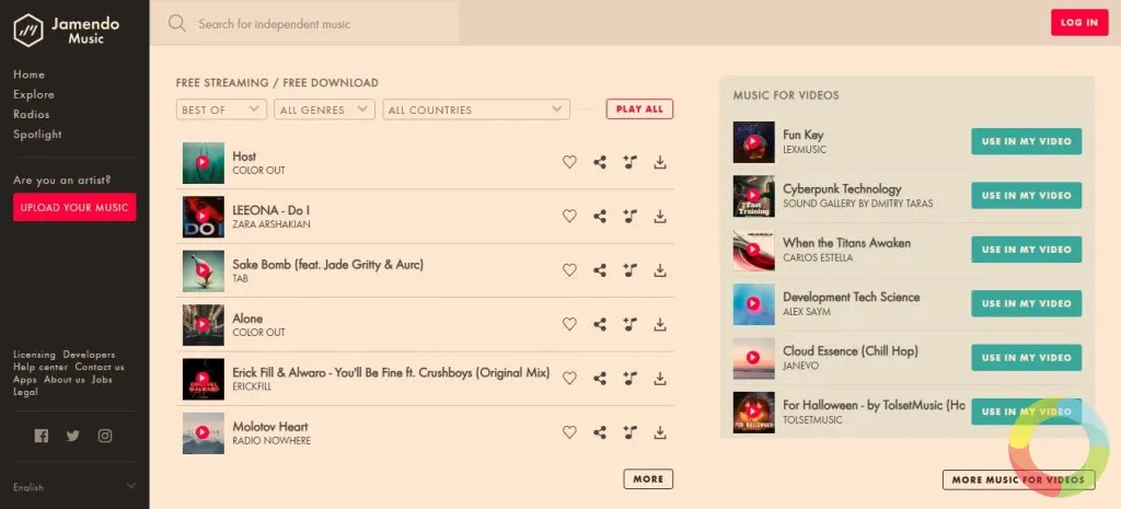 Jamendo Music telifsiz müzik platformu, podcast, video ve dijital projeler için ücretsiz Creative Commons müzikleri sunar