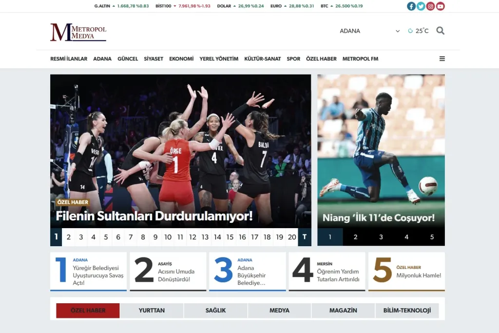 Kaliteli Haberciliğin Tek Adresi: Metropol Medya