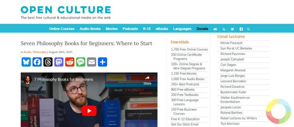 OpenCulture.com ile ücretsiz çevrimiçi kurslar, sertifikalı MOOC’lar ve eğitim kaynakları