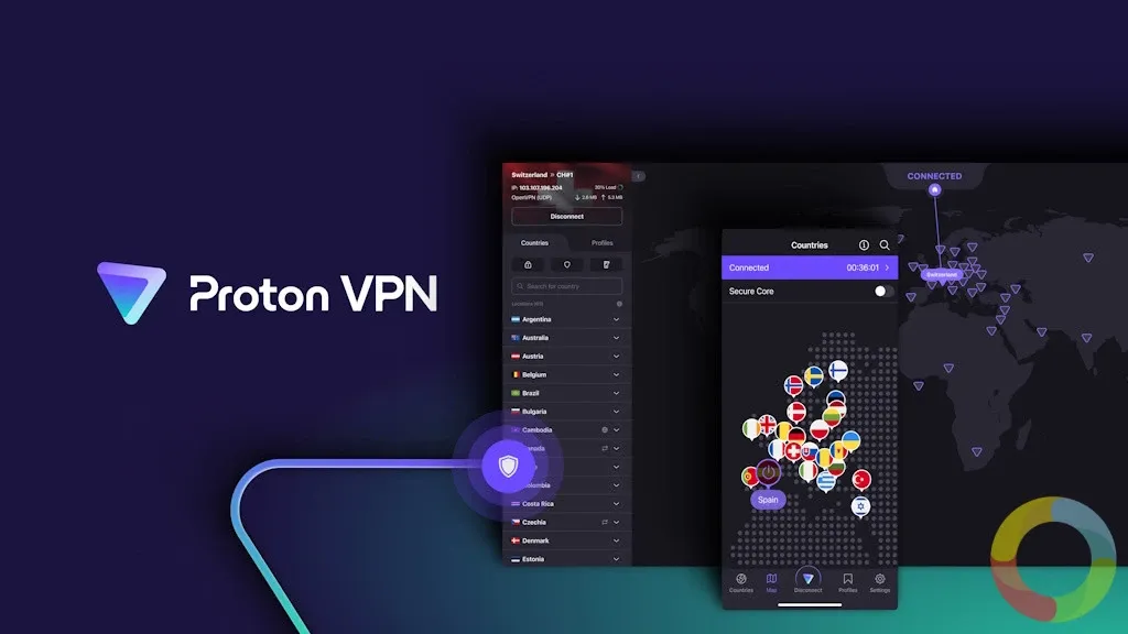 Proton VPN arayüzü - güvenli, gizlilik odaklı VPN bağlantısı özellikleri