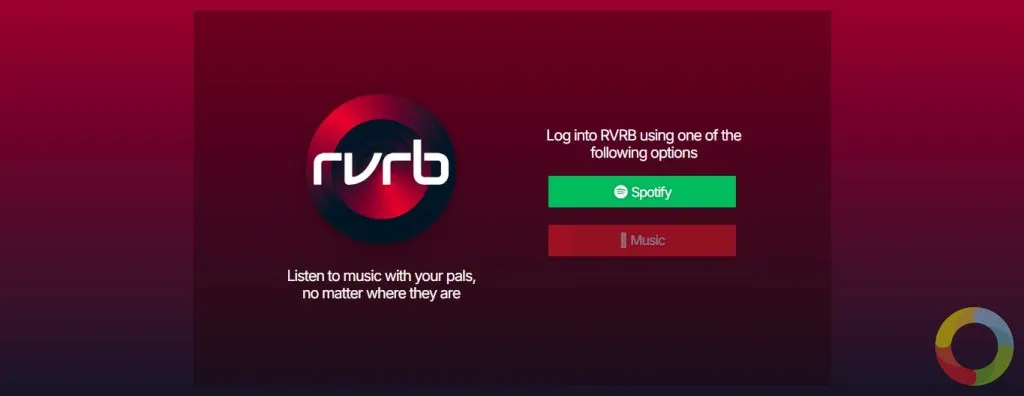 RVRB web uygulaması müzik sohbet odası ekran görüntüsü