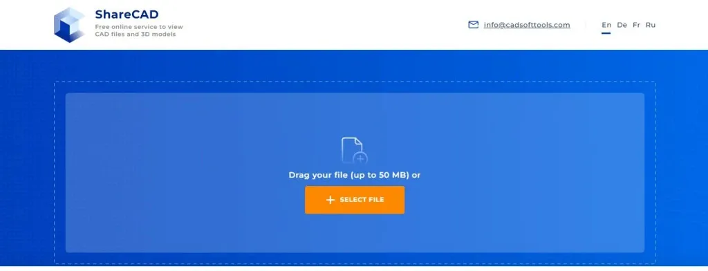 ShareCAD ücretsiz online DWG açma ve görüntüleme sitesi
