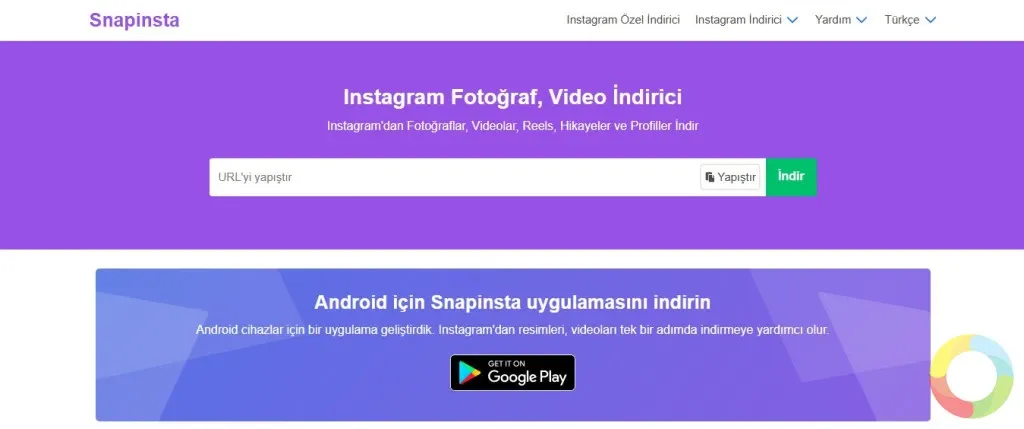 Snapinsta ile Instagram fotoğraf ve videolarını indirme
