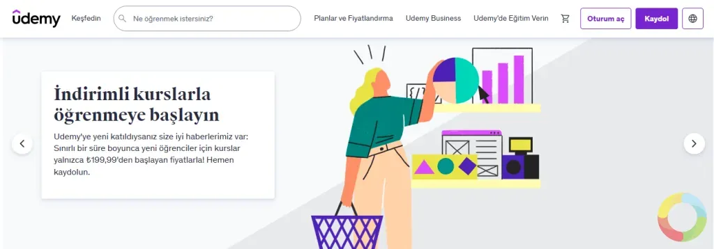 Udemy online kurs platformu ile onaylı ücretsiz ve ücretli eğitimler