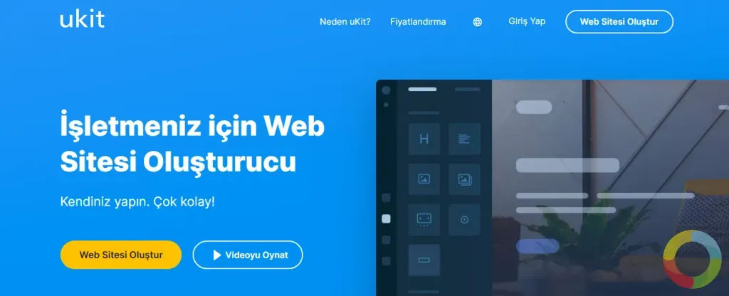 uKit - uKit ile kodsuz web sitesi kurma, mobil uyumlu şablonlar ve sürükle bırak editör