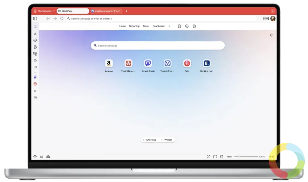 Vivaldi internet tarayıcısı arayüzü ve özelleştirme seçenekleri