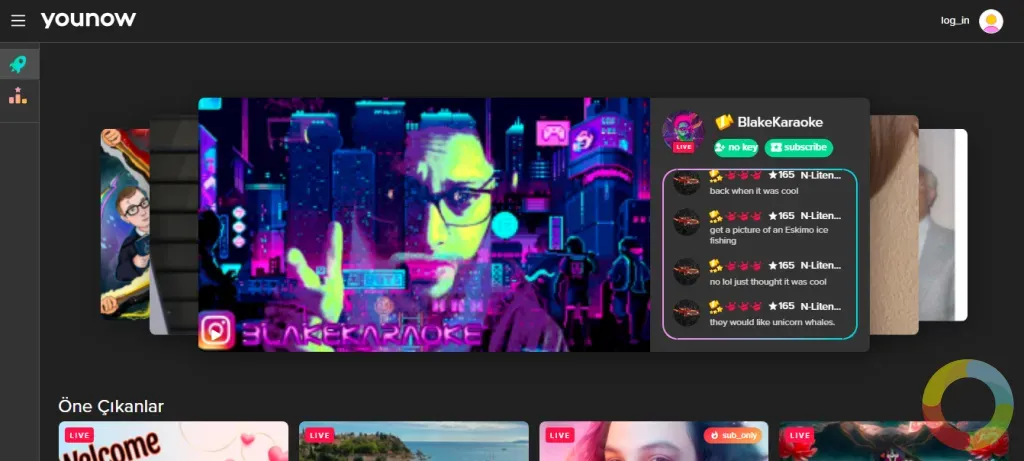 YouNow - YouNow platformunda gençlerin canlı yayın yapması ve etkileşim