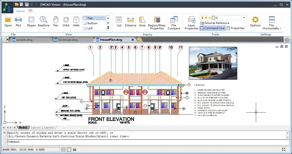 ZWCAD Viewer ile DWG, DXF ve DWFx dosyalarını çevrimdışı ücretsiz görüntüleme ve ölçme