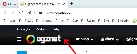 logo boyutu gezinti çubuğu