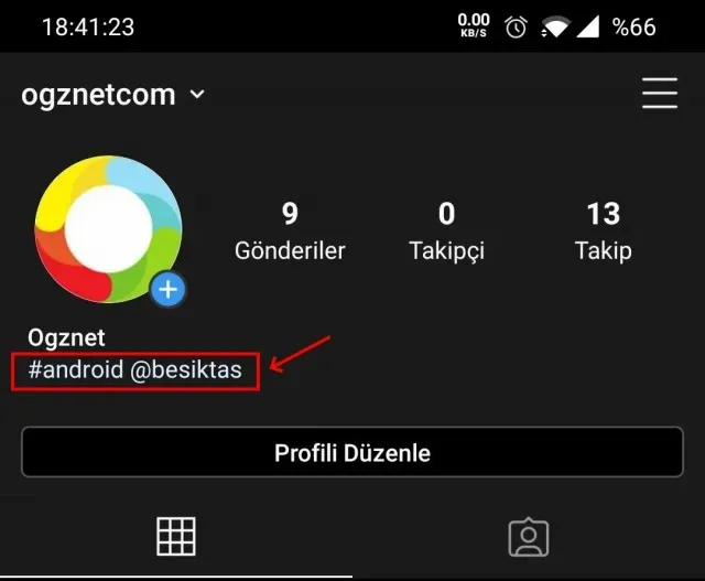 Instagram Biyografinizden Diğer Profillere veya Hashtaglere Bağlantı Ekleme