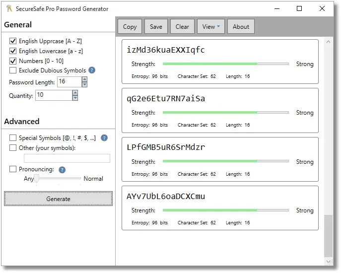 Free Password Generator uygulaması sizin yerinize güçlü ve güvenli şifreler oluşturacaktır.