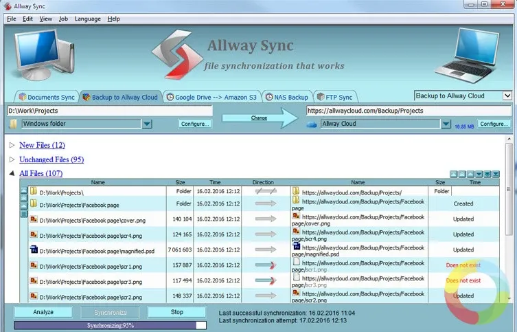 Allway Sync ile dosya ve klasör senkronizasyonu