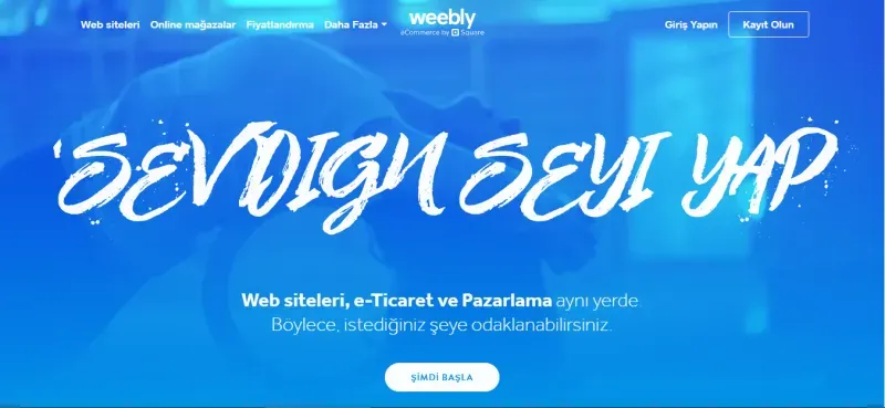 Weebly - Hazır web site kurma hizmetidir.