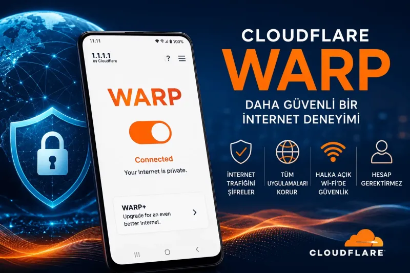 Cloudflare WARP Nedir? Android'de Güvenli İnternet Rehberi