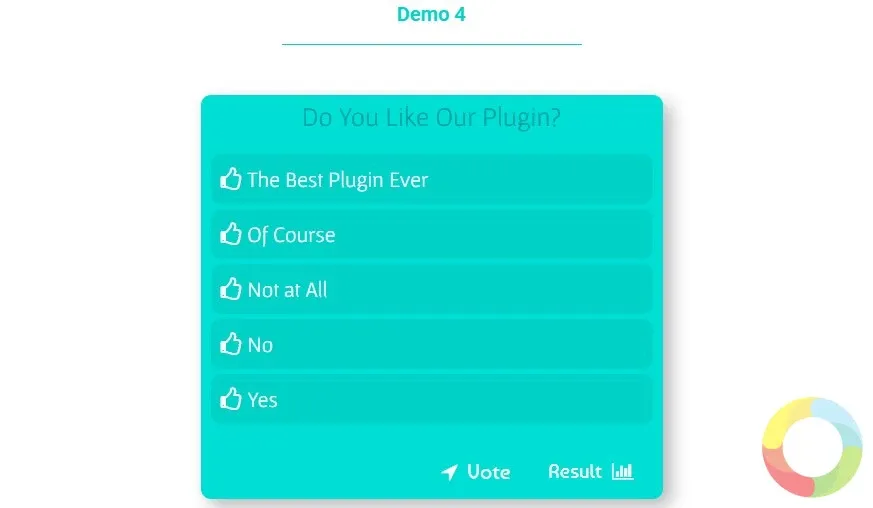 TS Poll eklentisi ile WordPress sitesinde özelleştirilebilir anket oluşturma ekran görüntüsü