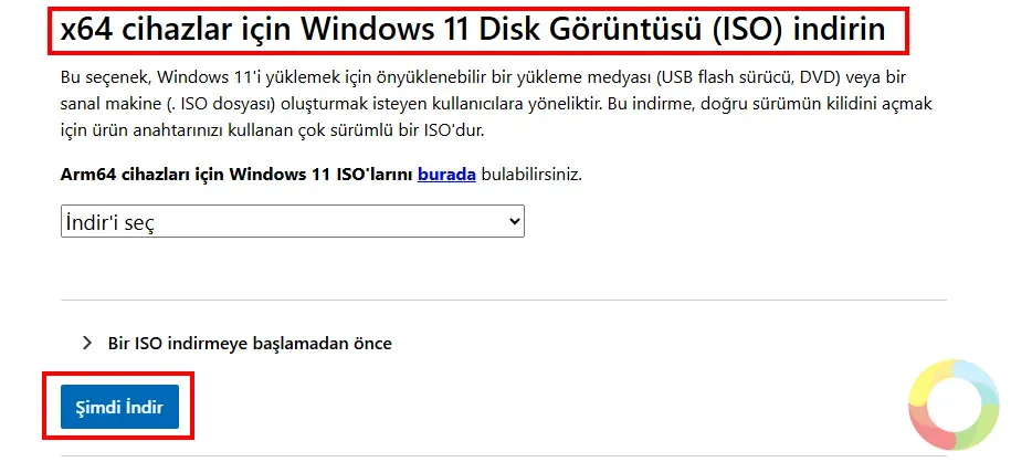 Windows 11 ISO dosyası indir